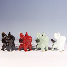 Load image into Gallery viewer, BEMY---Jun Porcelain Fa Dou Simulation Bulldog Lucky Dog Ornament Tea Pet
