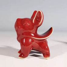 Load image into Gallery viewer, BEMY---Jun Porcelain Fa Dou Simulation Bulldog Lucky Dog Ornament Tea Pet
