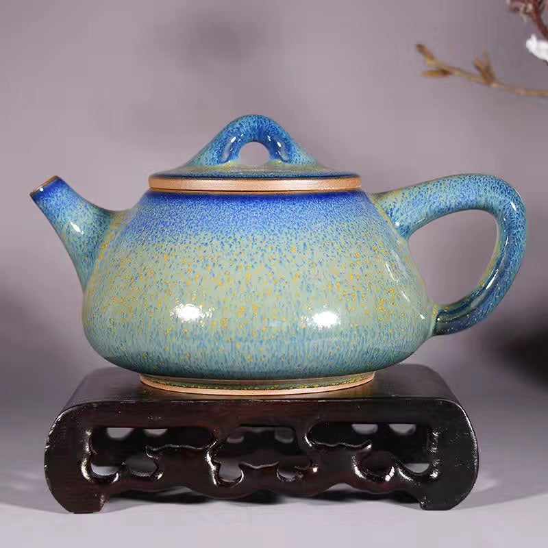 BEMY---Jun porcelain raw ore handmade teapot selected high-end Teapot