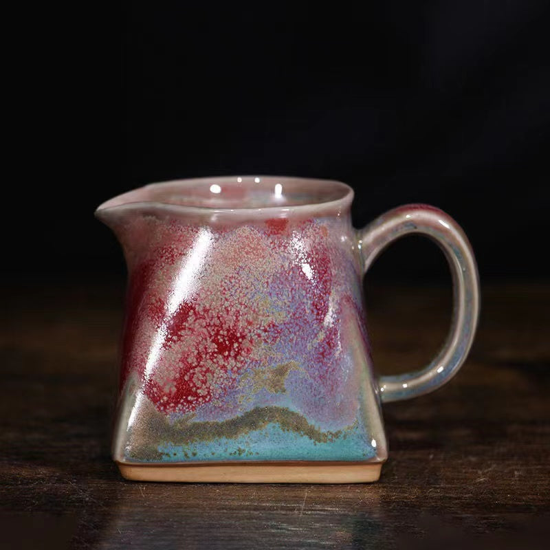 BEMY -Master Collection---Jun Porcelain Furnace Jun Glaze Justice Cup Handmade【M585】
