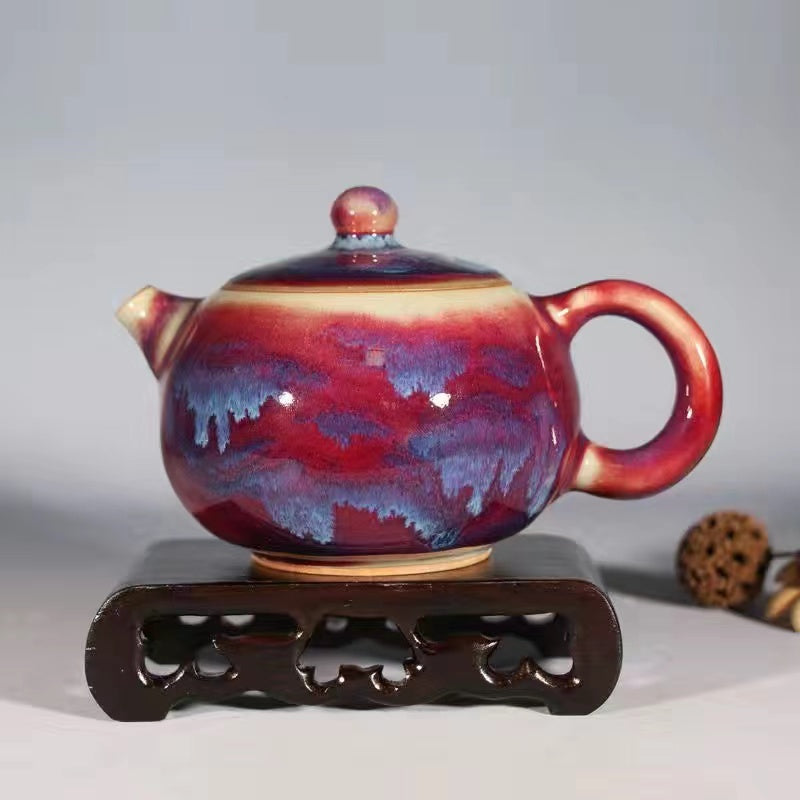 BEMY -Master Collection---Jun porcelain handmade ore Teapot【M588】