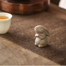 Load image into Gallery viewer, Fingertip Tea Pet 12 Chinese Zodiac Pig Sheep Rabbit Purple Sand Ornament
