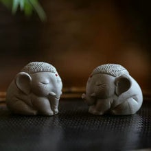 Load image into Gallery viewer, Zisha Elephant Tea Pet Ornament
