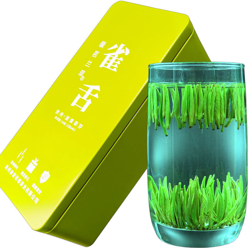 Sparrow tongue tea Meitan green buds 2023 new tea Mingqian tender buds spring tea alpine cloud green tea