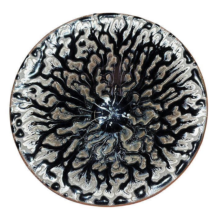 Master Collection---Treasures XXXXL Life Tree Black& Silver Bowl(M380)