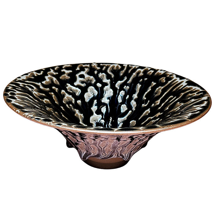 Master Collection---Treasures XXXXL Life Tree Black& Silver Bowl(M380)