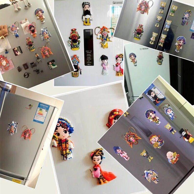 Peking Opera Characters Refrigerator Magnetic