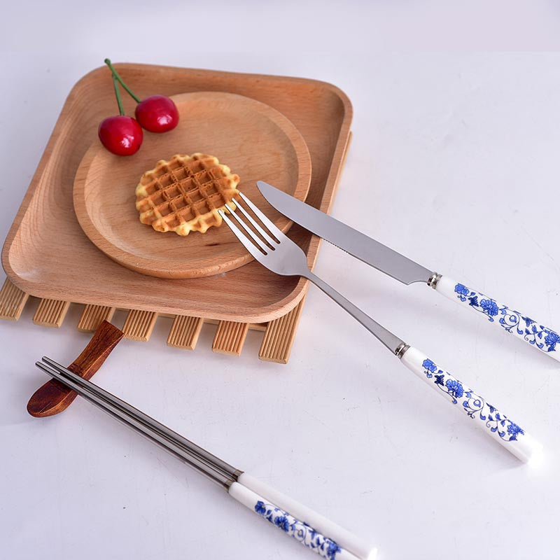 Porcelain Chopsticks Tableware Set