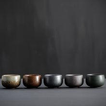 Load image into Gallery viewer, Stoneware Pottery Five Elements Cup Set

