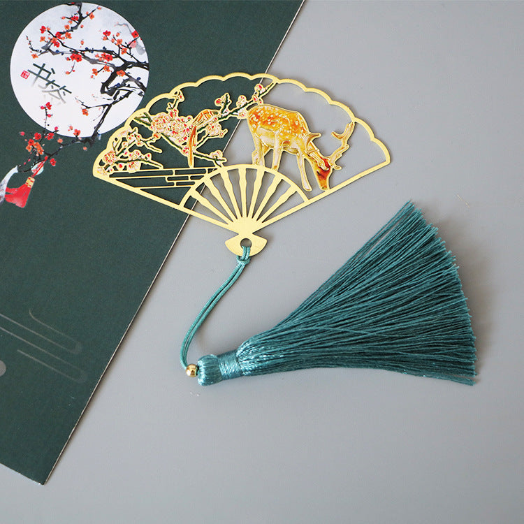 Fan-shaped Hollow Series Bookmark