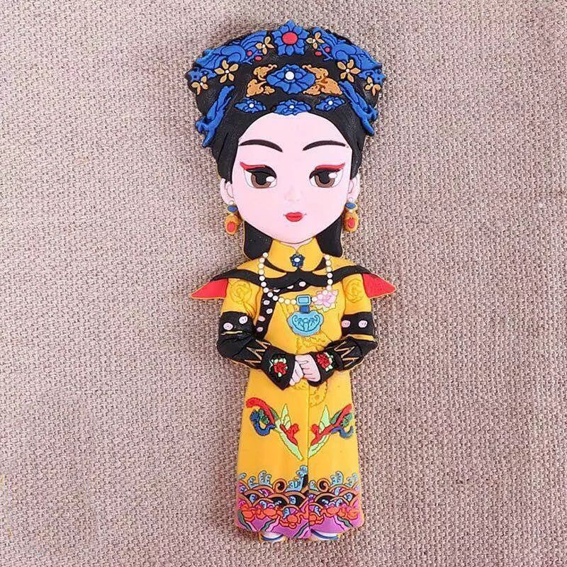 Peking Opera Characters Refrigerator Magnetic