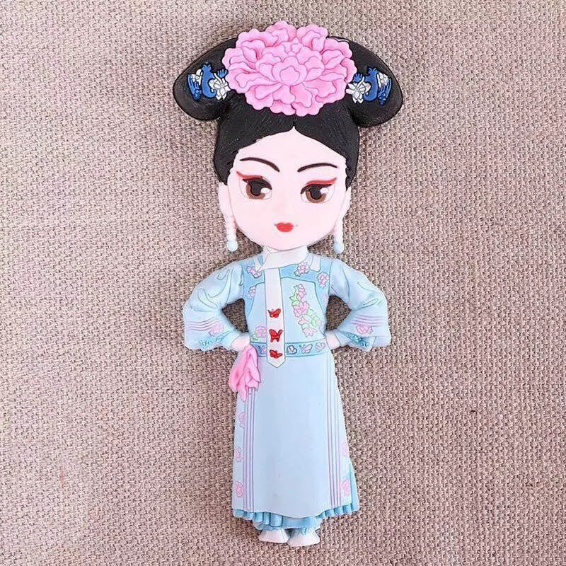 Peking Opera Characters Refrigerator Magnetic