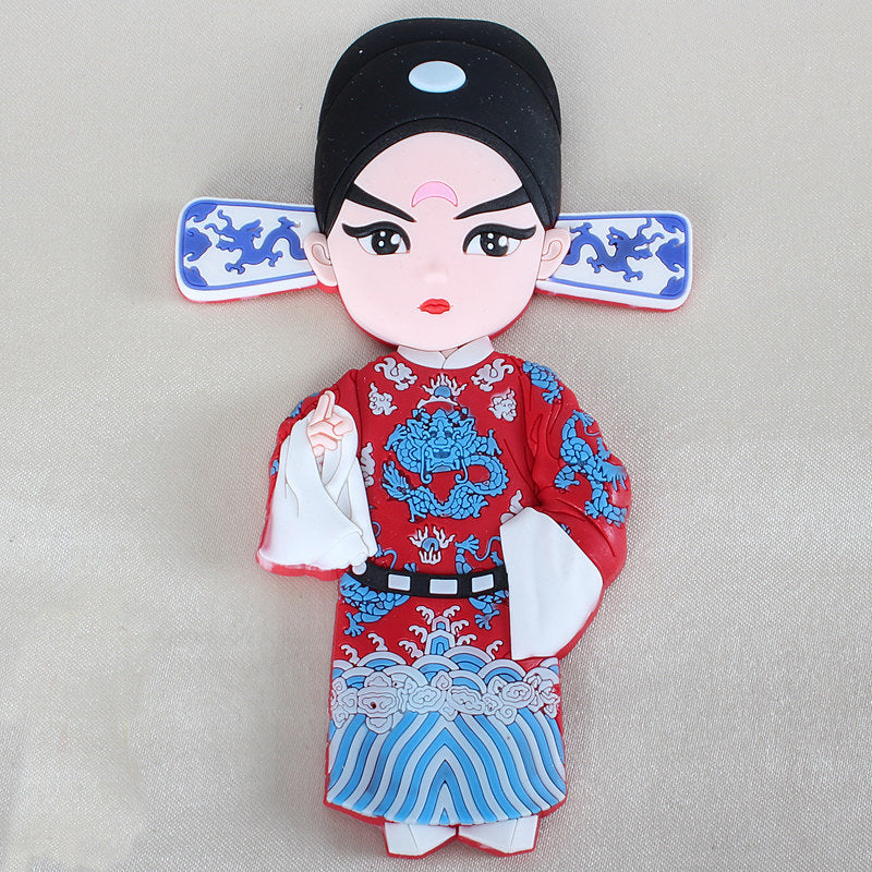 Peking Opera Characters Refrigerator Magnetic