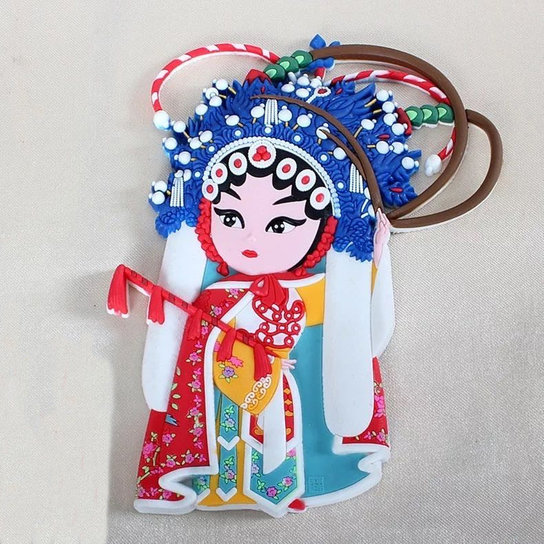 Peking Opera Characters Refrigerator Magnetic