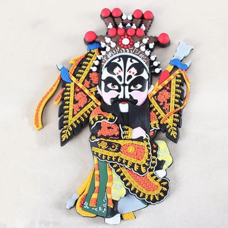 Peking Opera Characters Refrigerator Magnetic