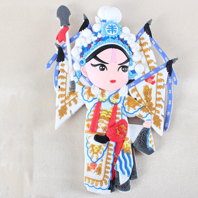 Peking Opera Characters Refrigerator Magnetic