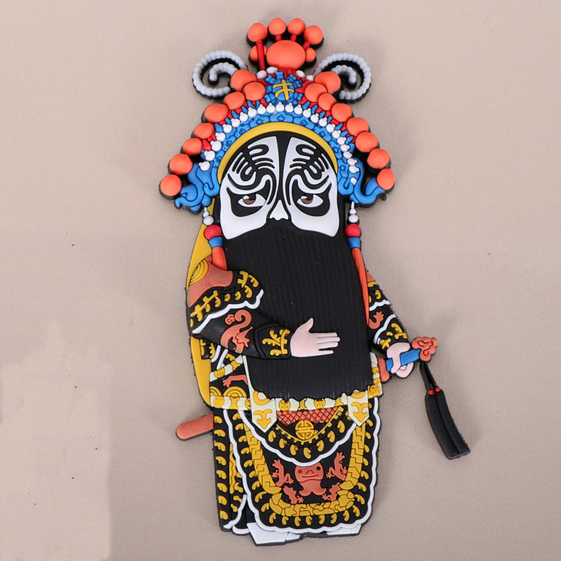 Peking Opera Characters Refrigerator Magnetic