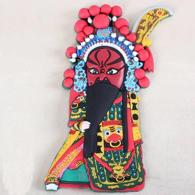 Peking Opera Characters Refrigerator Magnetic