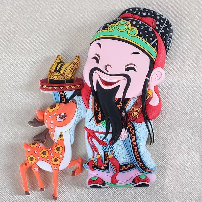 Peking Opera Characters Refrigerator Magnetic