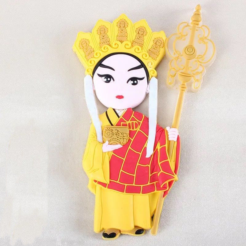 Peking Opera Characters Refrigerator Magnetic