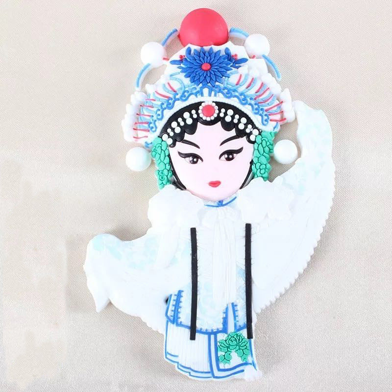 Peking Opera Characters Refrigerator Magnetic