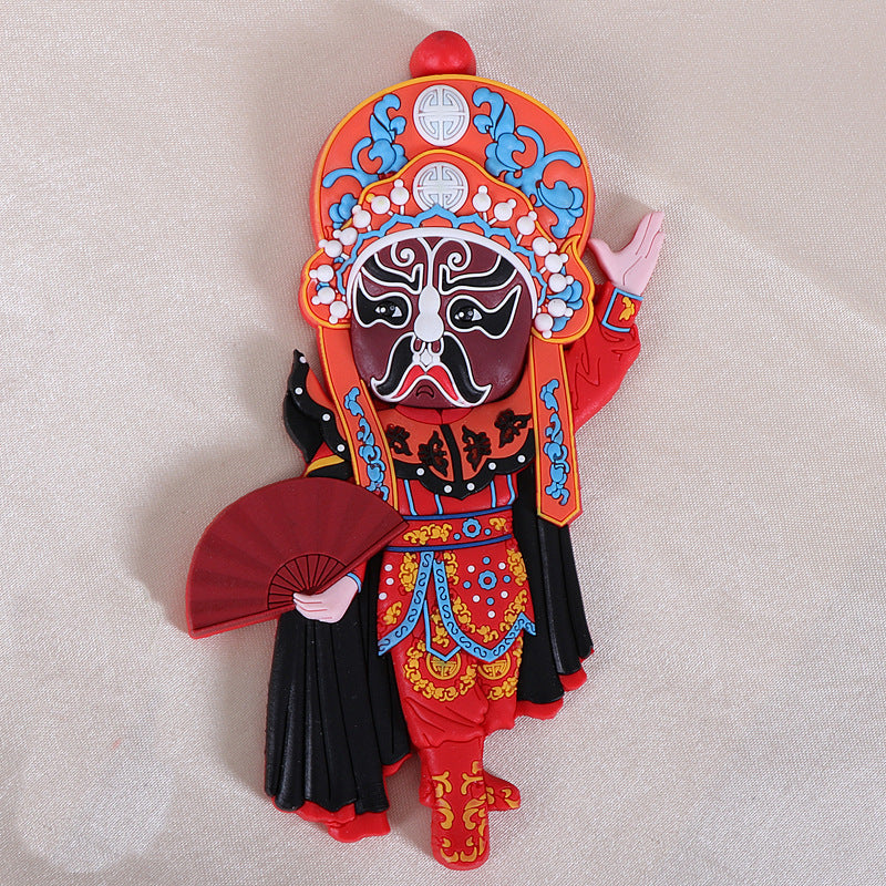 Peking Opera Characters Refrigerator Magnetic