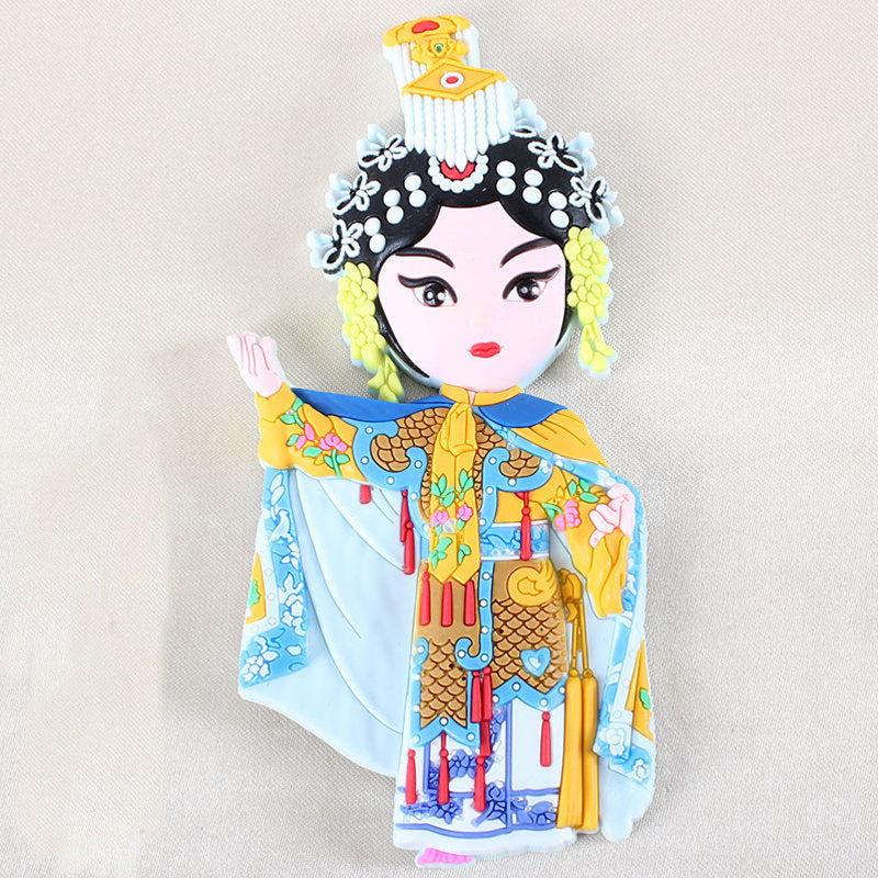 Peking Opera Characters Refrigerator Magnetic