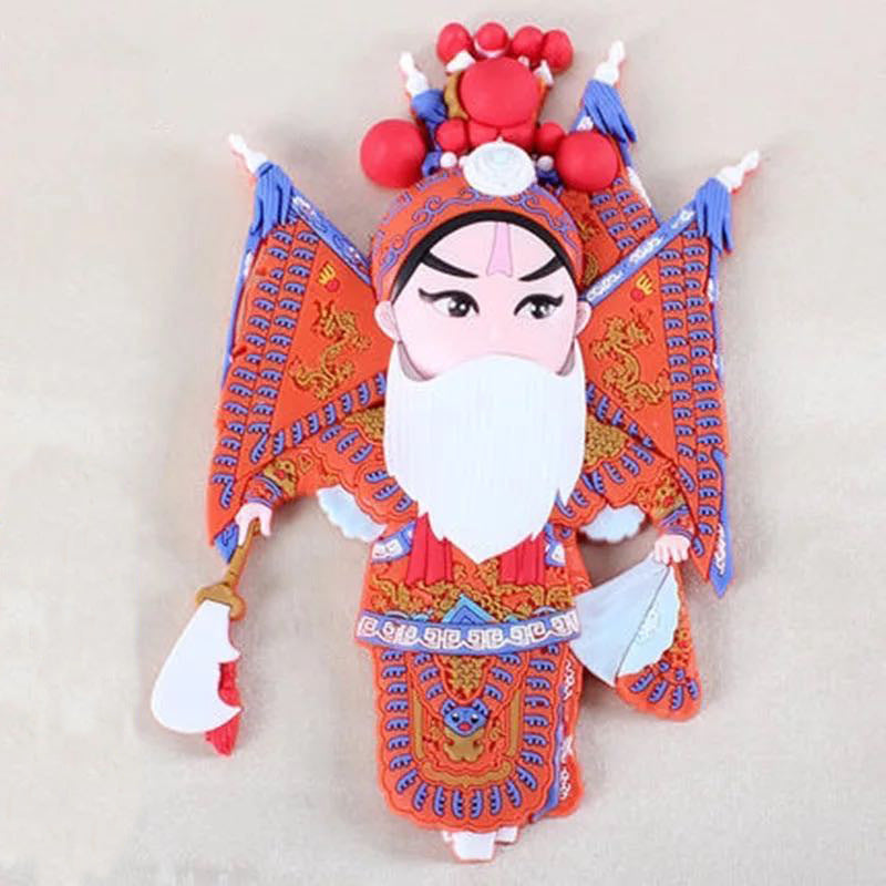 Peking Opera Characters Refrigerator Magnetic