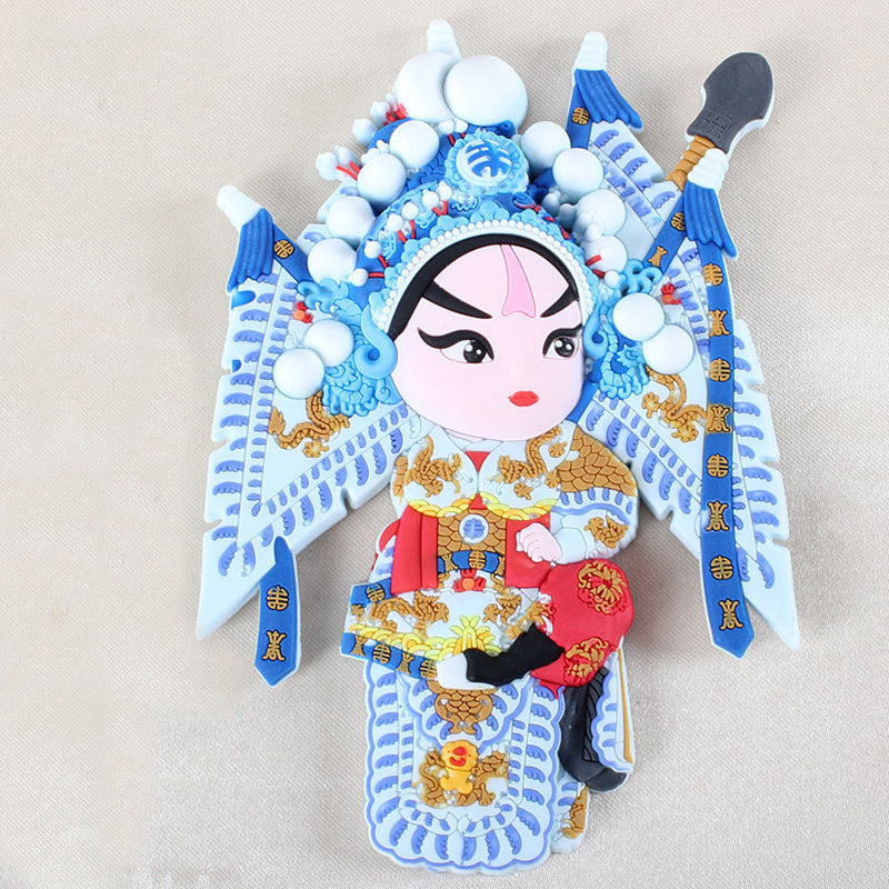 Peking Opera Characters Refrigerator Magnetic