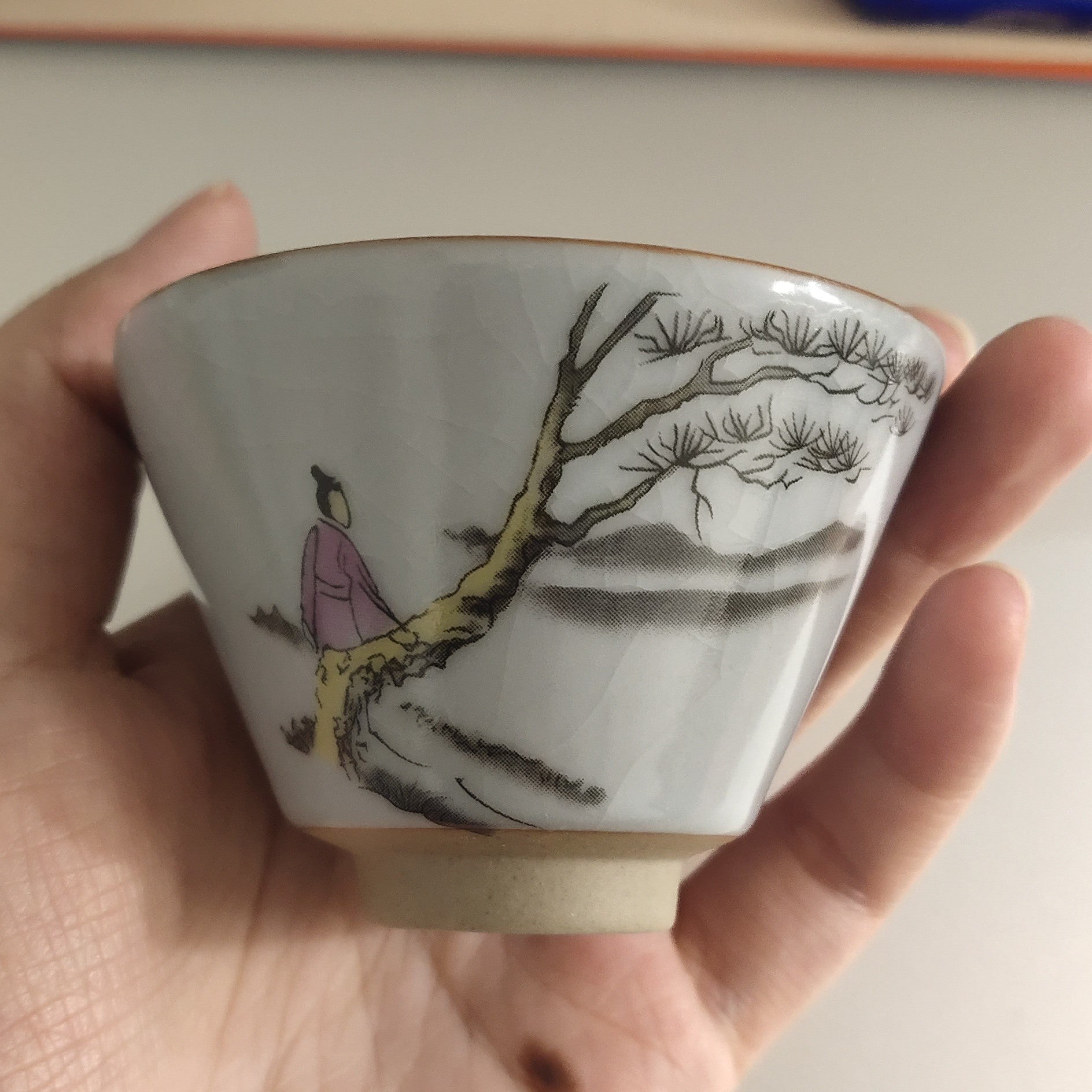 Landscape story mini teacup set