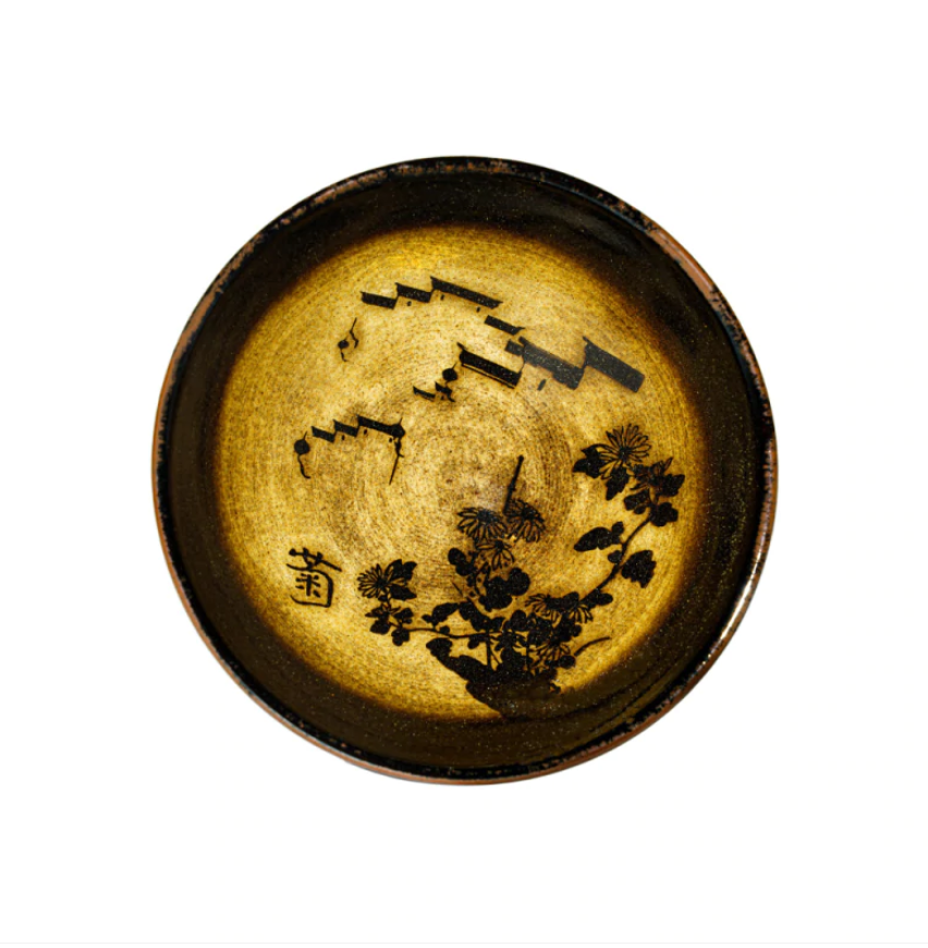 Master Collection-- "Four Gentlemen in Flowers" Jianzhan Teacup (M02)