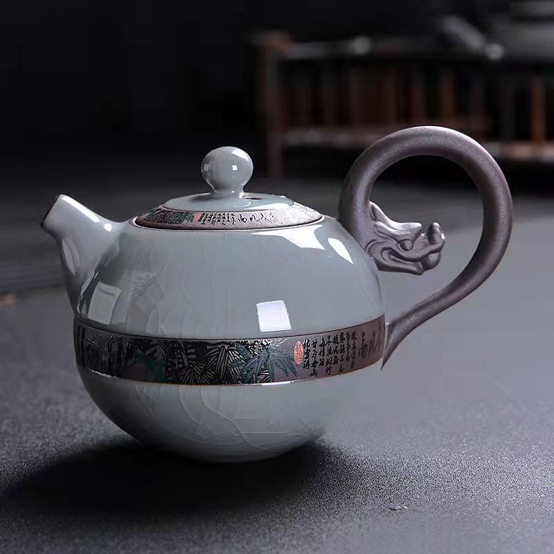 Flying Dragon Geyao Kung Fu Teacup Teapot Set