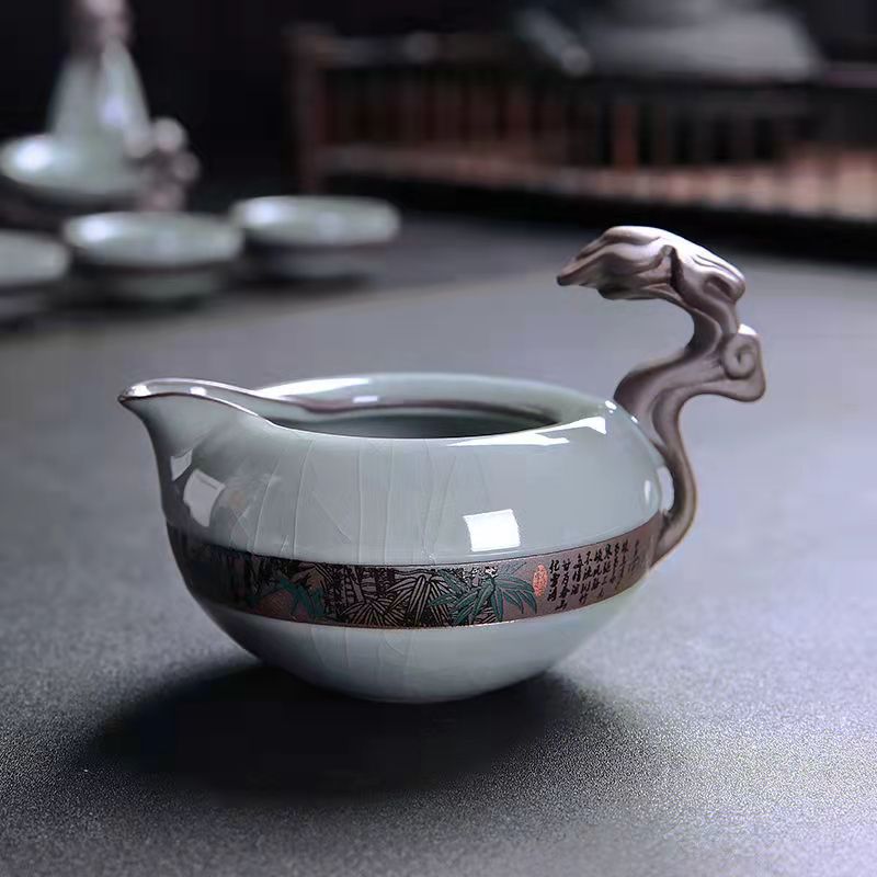 Flying Dragon Geyao Kung Fu Teacup Teapot Set