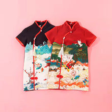 Load image into Gallery viewer, Children Chinese Style Improved Cheongsam “QIPAO”
