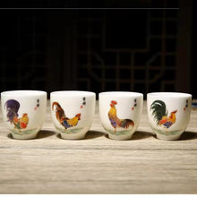 Load image into Gallery viewer, Rooster Teacup Set
