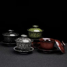 Load image into Gallery viewer, Kiln Change Gaiwan / Teacup Set
