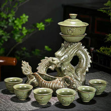 Load image into Gallery viewer, Kiln Flying Dragon Semi Automatic Teapot/Teacup Set
