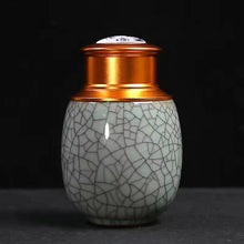 Load image into Gallery viewer, Enamel flowers Tea Jar Set
