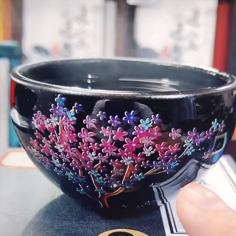 Master Collection -- Color Change Flower Jianzhan Teacup (M109）