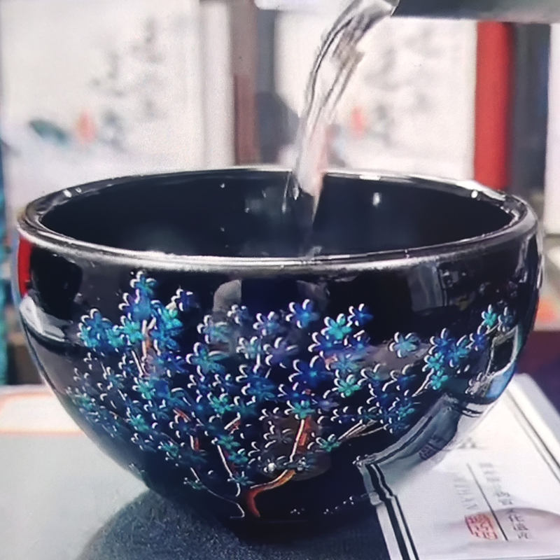 Master Collection -- Color Change Flower Jianzhan Teacup (M109）