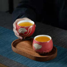 Load image into Gallery viewer, Lotus Pod High-end Pairing Teacup Set
