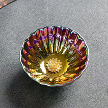 Load image into Gallery viewer, New Colorful Peacock/Lotus Flower Teacup
