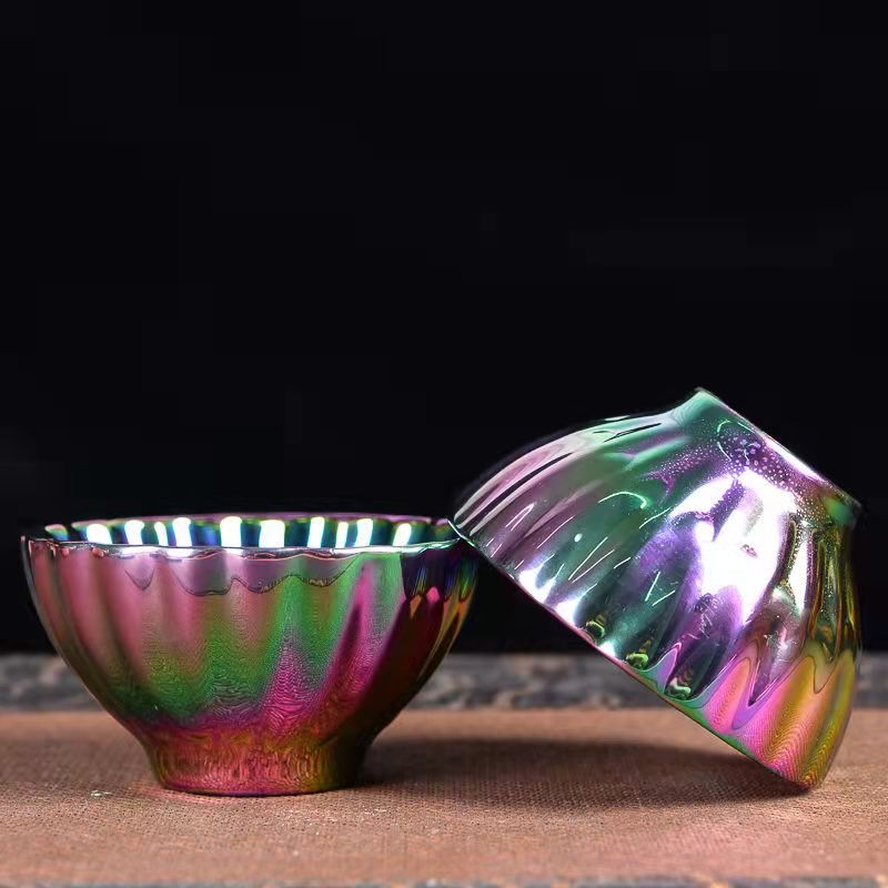 New Colorful Peacock/Lotus Flower Teacup