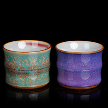 Load image into Gallery viewer, Gradient color bamboo tea cup
