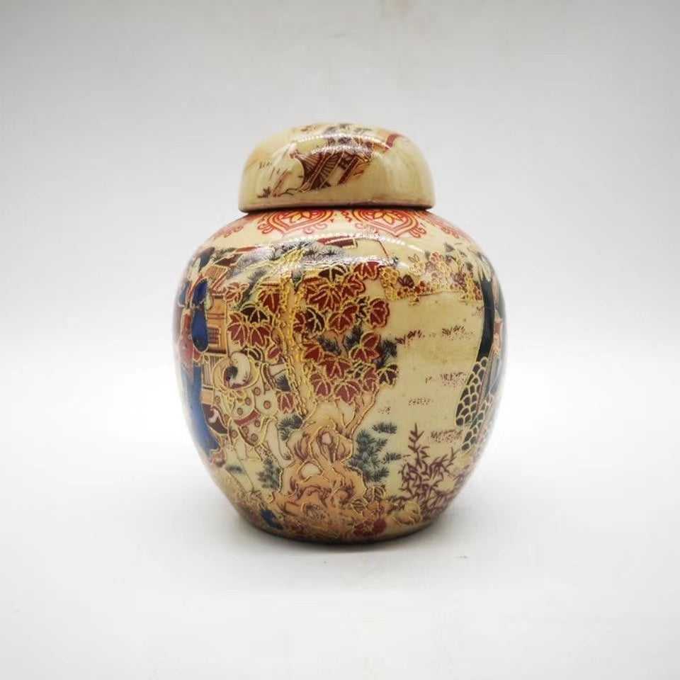 Antique Japanese Beauty Tea Jar