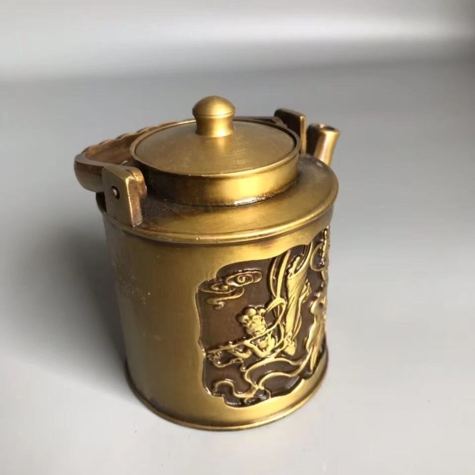 Antique copper Teapot