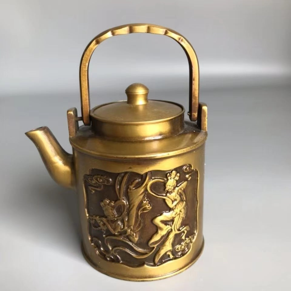 Antique copper Teapot