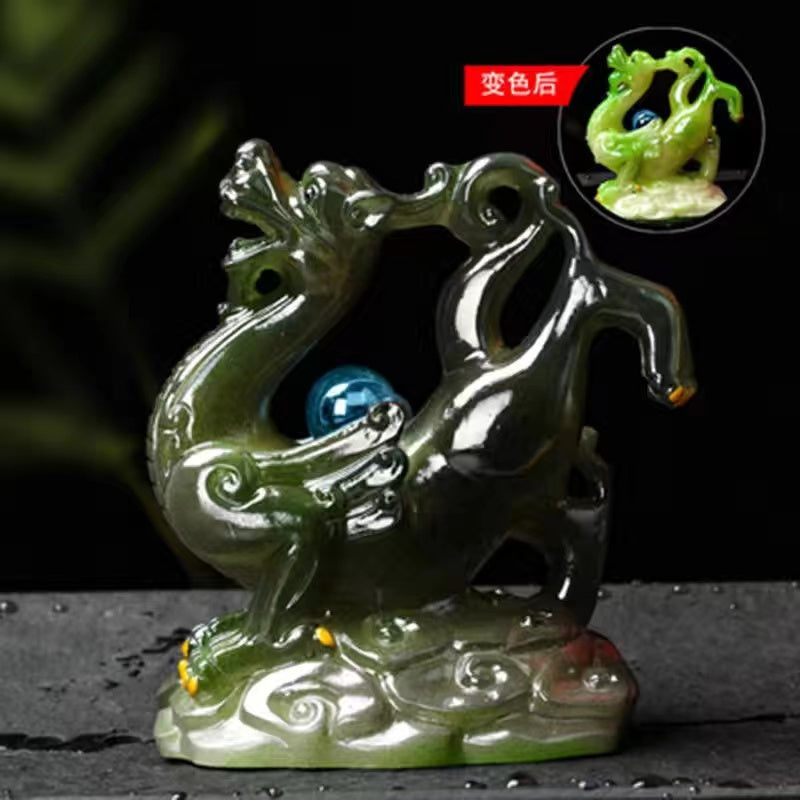 Four Great Beasts Color Changing Tea Pet