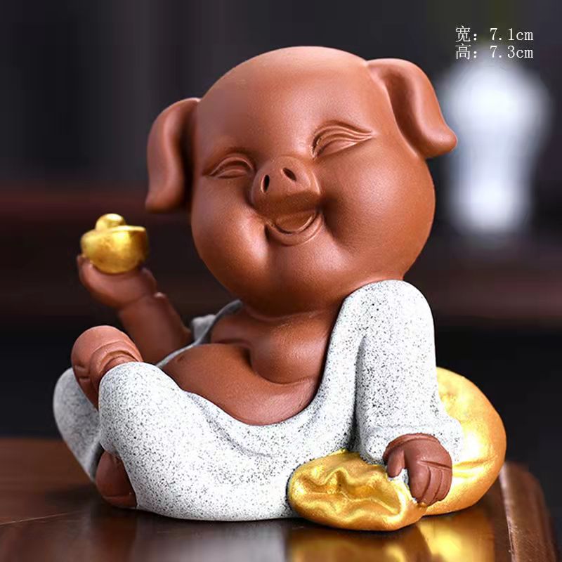 Cute little piggy Tea Pet