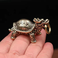 Load image into Gallery viewer, Pure Brass Dragon Turtle Ornament

